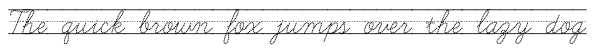 Cursive Handwriting Practice - Cursive Lined font