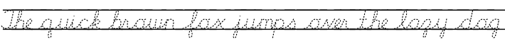 Cursive Handwriting Practice - Cursive Lined font