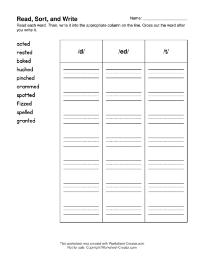 Read, Sort, and Write sample
