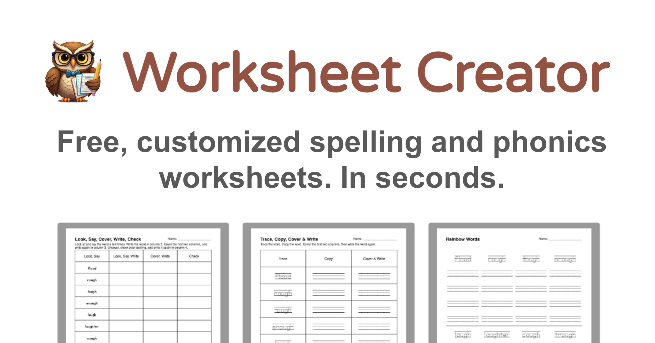 Worksheet Creator product image